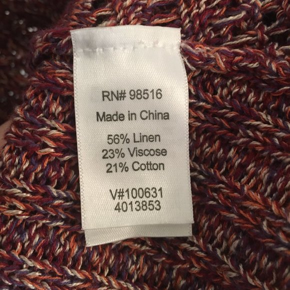 Coldwater Creek Red Knit Sweater - 1X/18 - Picture 4 of 4